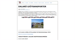 Desktop Screenshot of dalarosjotransporter.se