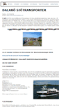 Mobile Screenshot of dalarosjotransporter.se
